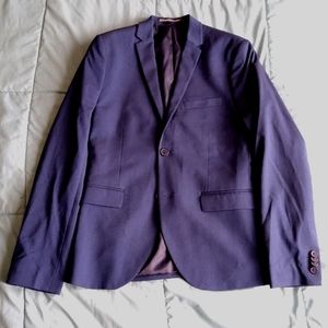 H&M Blue Skinny Fit Blazer (36R)